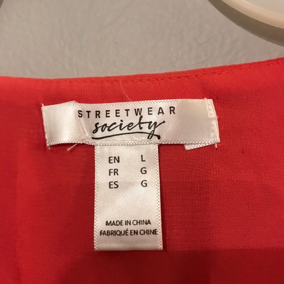 STREETWEAR SOCIETY CORAL DRESS - Picture 3 of 3